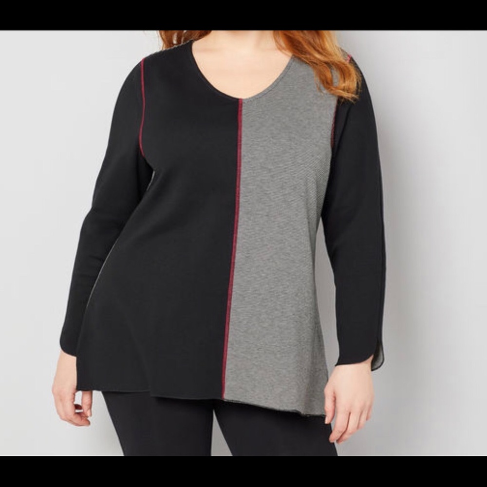 Avenue color block top NWT 18/20